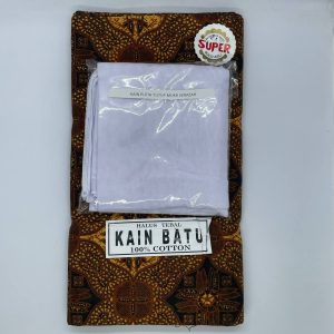 2IN1 Kain Batik & Kain Putih Penutup Muka Jenazah