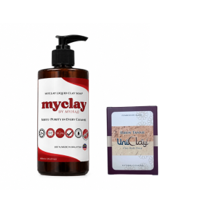 (COMBO) MYCLAY Liquid 450ml +UNICLAY Bar Soap