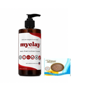 (COMBO)MYCLAY Liquid 450ml + TAHARAH Bar Soap