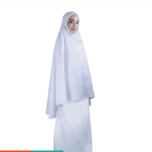 Telekung Putih Untuk Solat/Kafan Jenazah Wanita