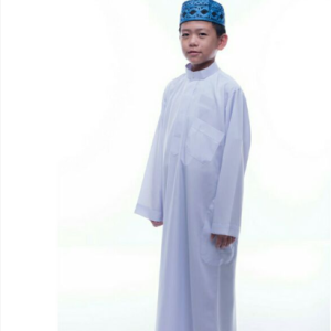 Jubah Tahfiz Budak Lelaki (PUTIH/HITAM)