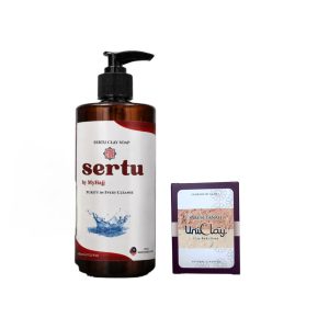 (COMBO) SERTU Liquid 450ml +UNICLAY Bar Soap