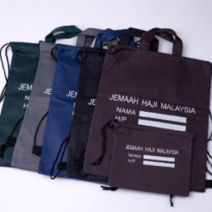 Set 2in1 (Uncang Kasut + Uncang Batu) Material Non-Woven