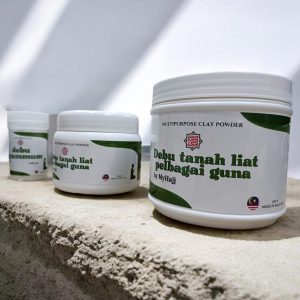 (100g/200g) Debu Tayammum Tanah Liat Pelbagai Guna 100% Clay Powder Samak Sertu Tayamum Myhajj